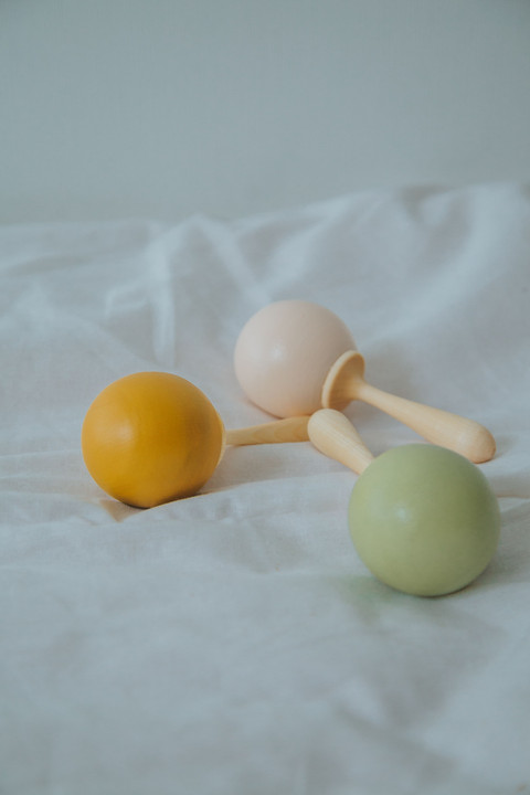 Wooden Ball Rattle