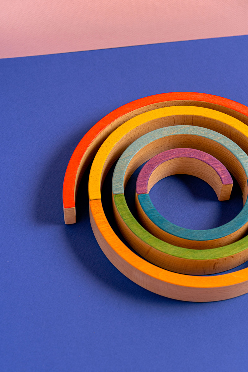 Rainbow Nesting Rings