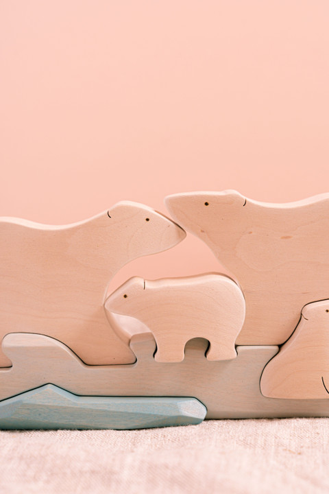 Polar Bear Family Puzzle