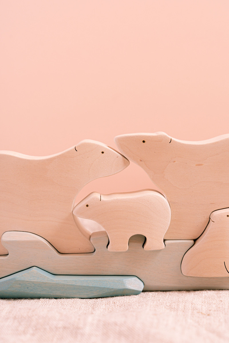 Polar Bear Family Puzzle