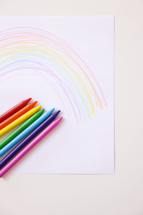 Rainbow Wax Crayons