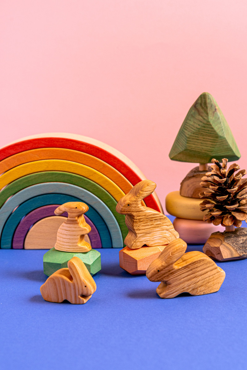 Rainbow Forest Play Set